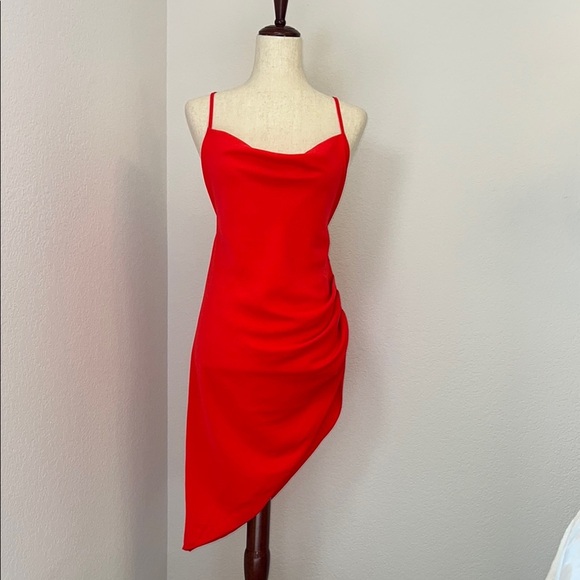 Amanda‎ Uprichard Elegant red Sleeveless Dress - Picture 3 of 11